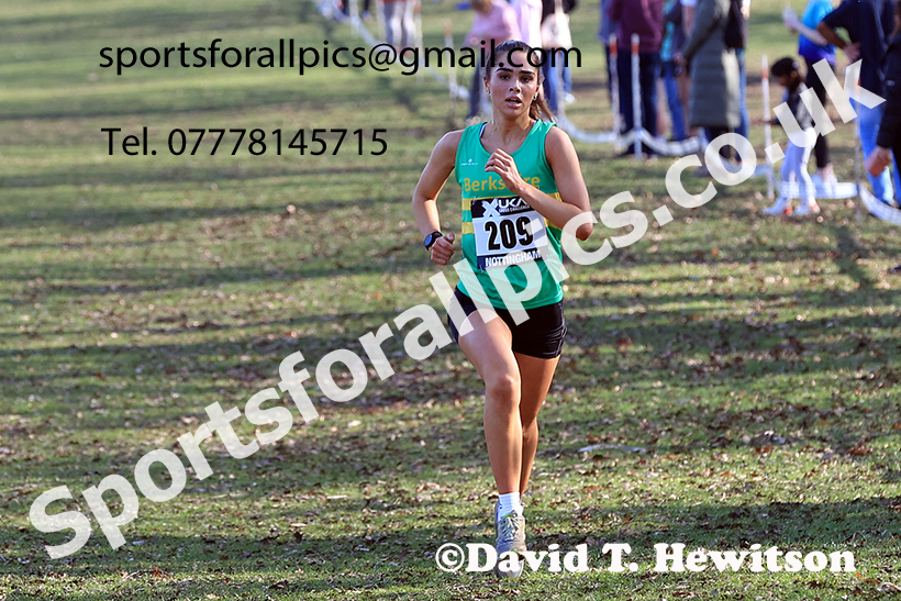 Women under-20s 2025 UK CAU Inter Counties Cross Country Champs., Wollaton Park, Nottingham. Photo: David T. Hewitson/Sports for All Pics